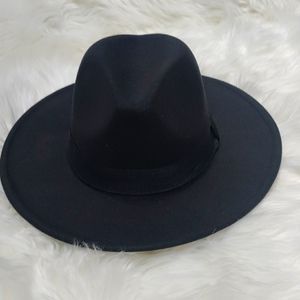 New Black Fedora Hat